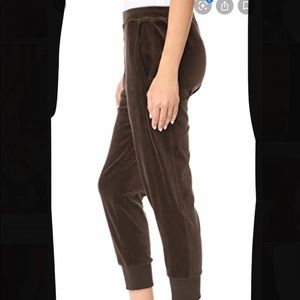 vince velour joggers